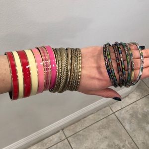 Four sets of Bangle Bracelets